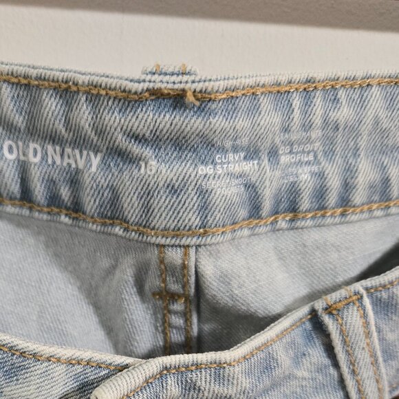 Old Navy Jeans curvy straight high rise size 16 - Picture 2 of 5
